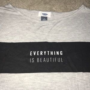 EVERYTHING IS BEAUTIFUL old navy tee❤️